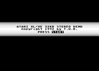Atari 32kB Stereo Demo