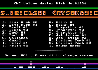 CMC Volume Master Disk No.#1234
