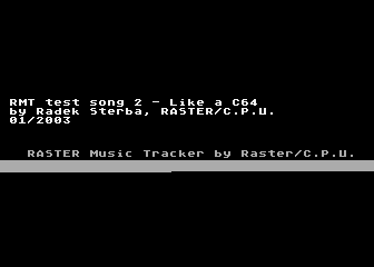 RMT Test Song 2 - Like a C64
