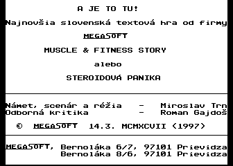 Steroidova panika - Part I