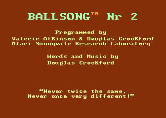 Ballsong Nr 2