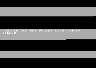 Gdansk Airport Doesn't Like Atari