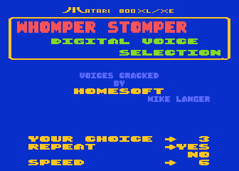 Whomper Stomper Digital Voice