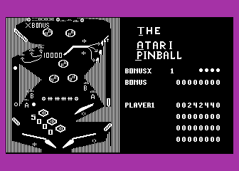 The Atari Pinball